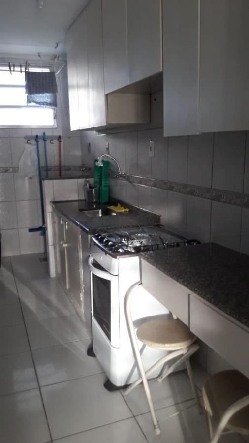 Apto Pe Na Areia Apartment Sao Vicente  Luaran gambar